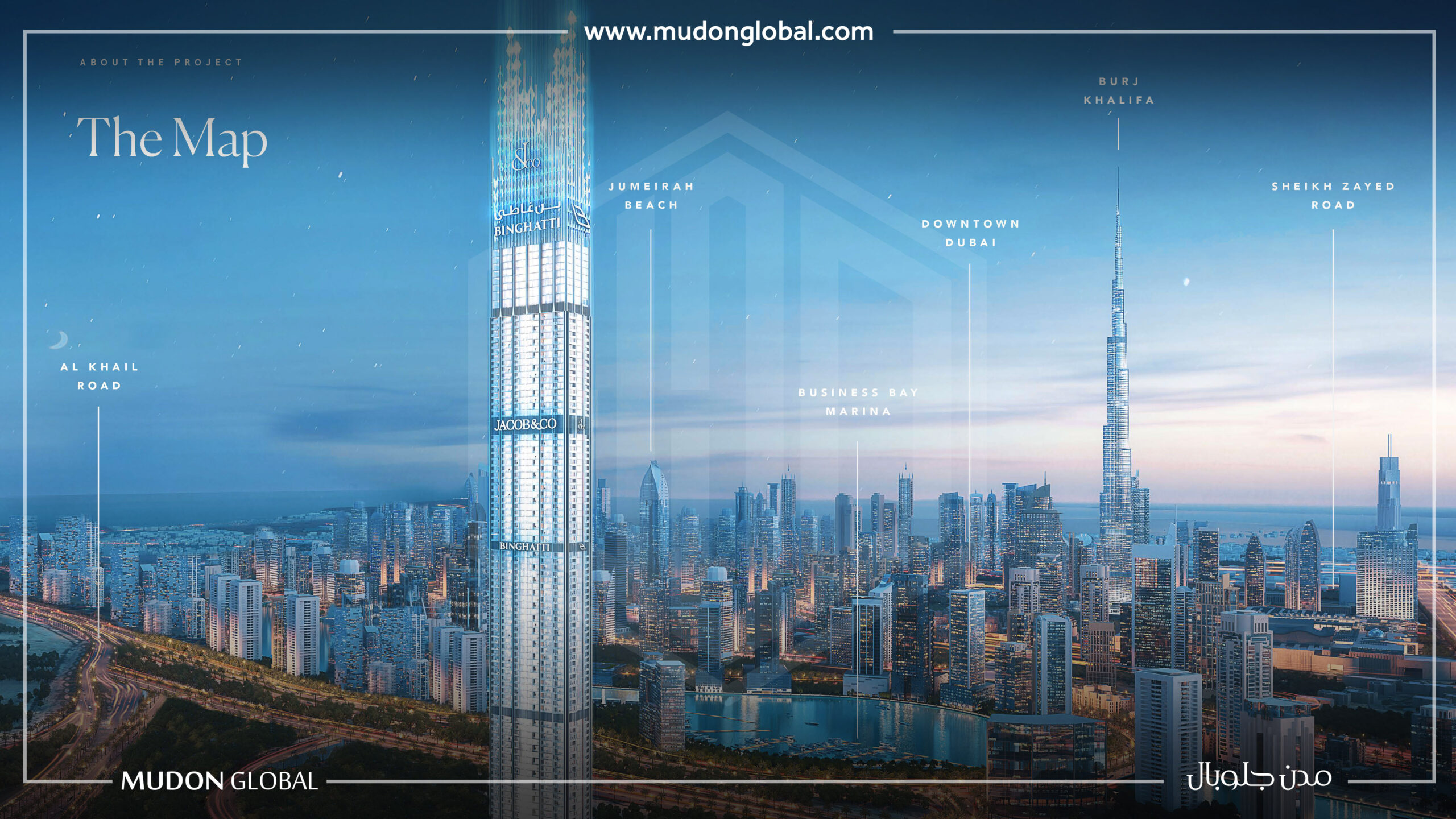 Burj Binghatti Jacob & Co Residences – 5 Yatak Odalı Daire