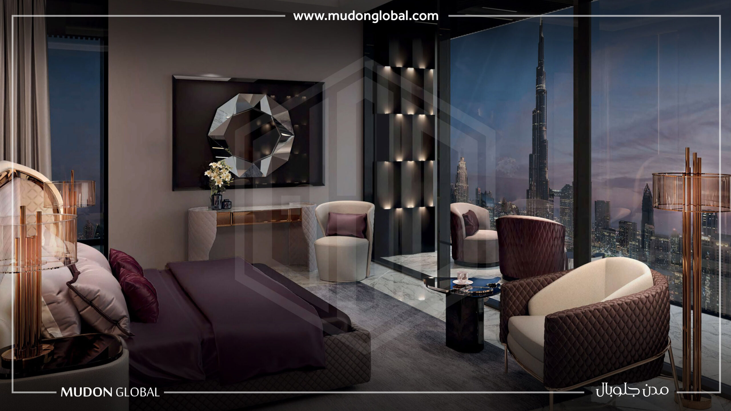 Burj Binghatti Jacob & Co Residences – 5 Yatak Odalı Daire