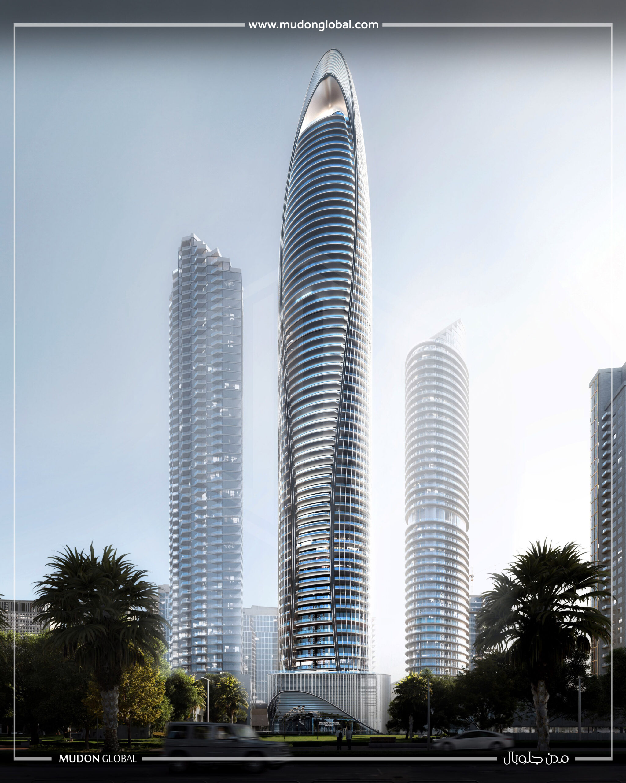 Mercedes-Benz Places – Binghatti – Appartement de 3 chambres