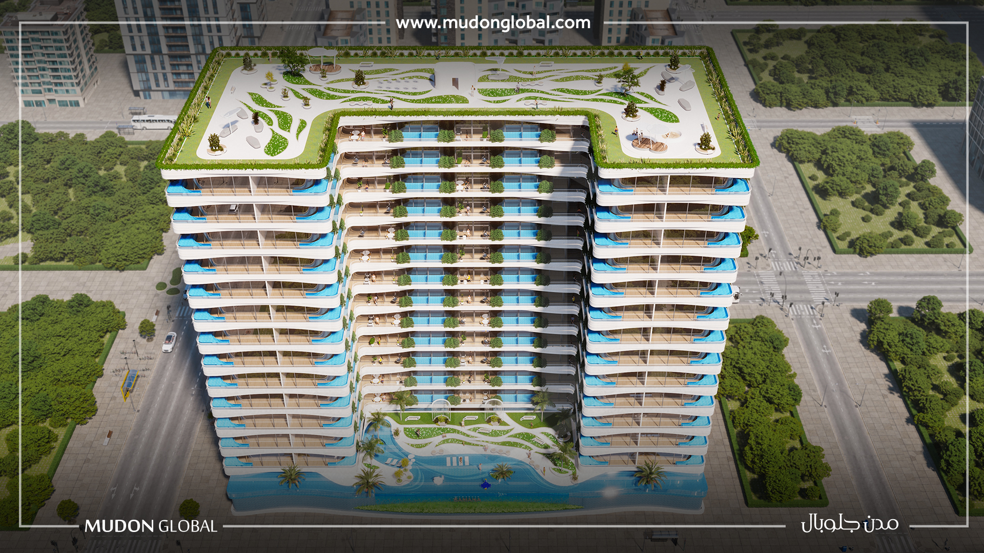 IVY Garden – Samana – آپارتمان 3 خوابه