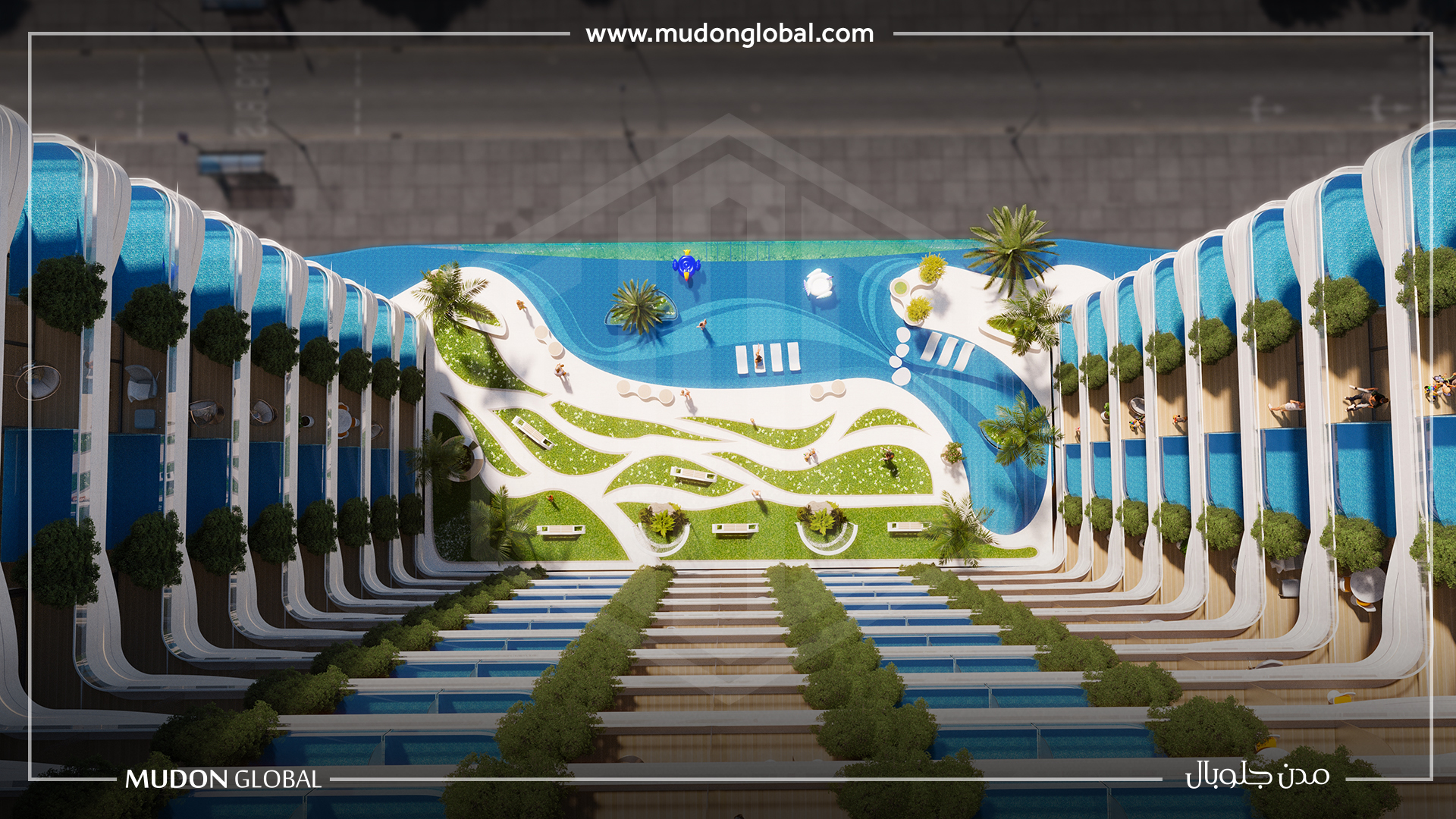 IVY Garden – Samana – آپارتمان 3 خوابه