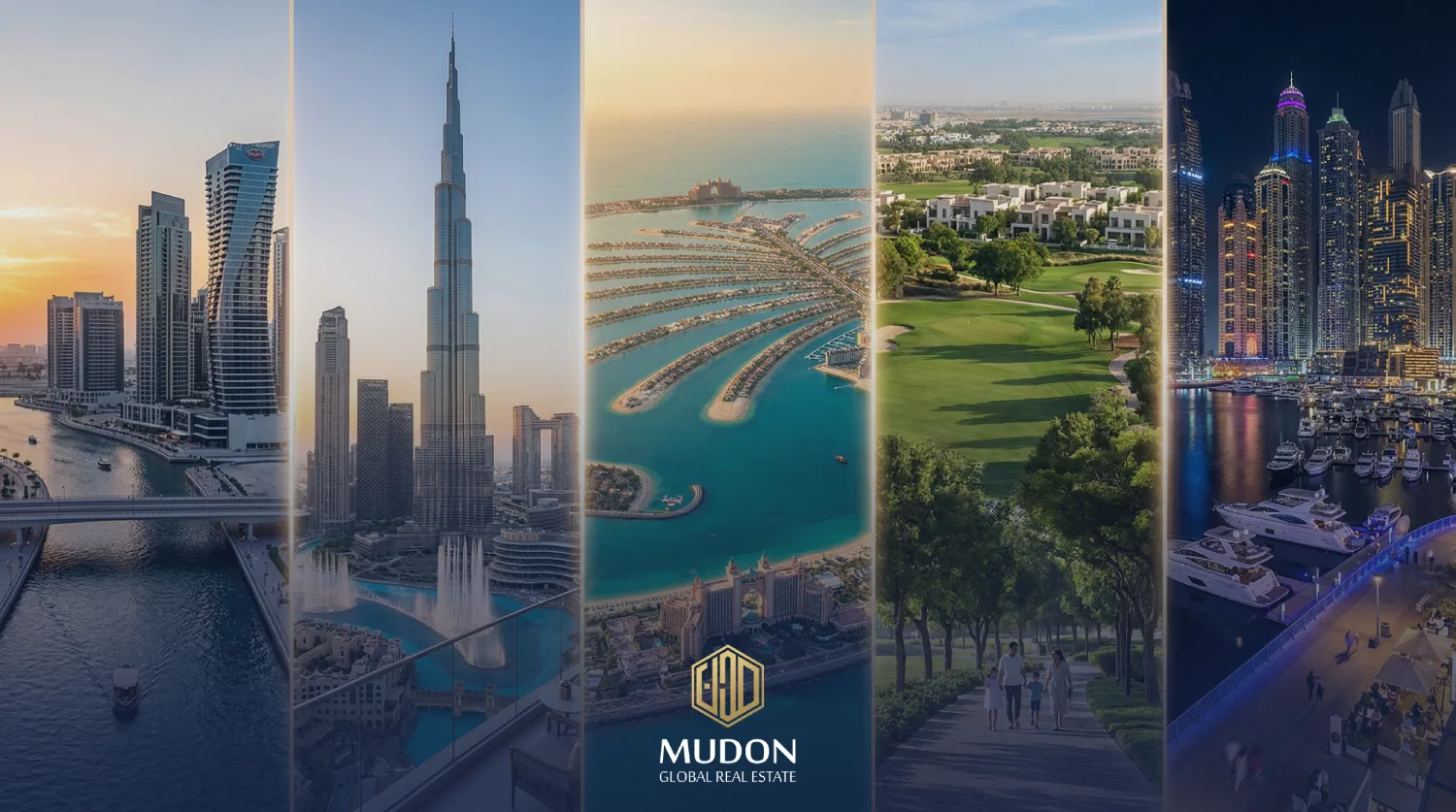 5 منطقه برتر برای سرمایهگذاری املاک در دبی با بودجهای فراتر از 2 میلیون درهم (2026) 7 best areas invest dubai real estate 2 million